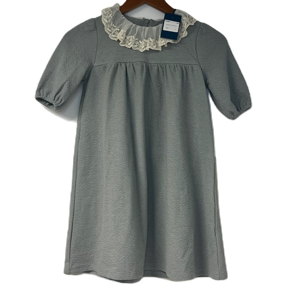 NWT Kipp Sage Lace Collar Dress Size 7